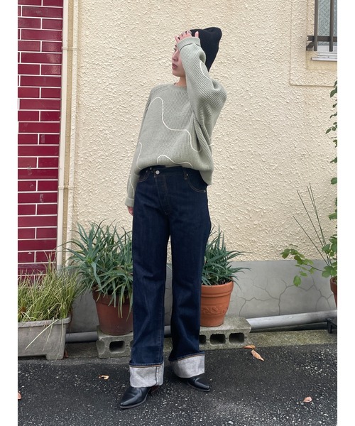 【セール】ウエストリメイクロールアップデニム（デニムパンツ）｜Ungrid（アングリッド）