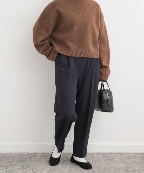 URBAN RESEARCH DOORS（アーバンリサーチドアーズ）の「カットジョーゼットテーパードパンツ（その他パンツ・レディース・ブラック/ネイビー・SMALL/MEDIUM）」の19枚目の写真