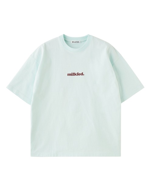 MILKFED.（ミルクフェド）の「ICE CREAM WIDE S/S TEE（Tシャツ/カットソー・レディース・ブラック/オフホワイト/ライトグリーン・ONE SIZE）」の4枚目の写真