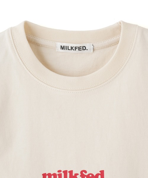 MILKFED.（ミルクフェド）の「ICE CREAM WIDE S/S TEE（Tシャツ/カットソー・レディース・ブラック/オフホワイト/ライトグリーン・ONE SIZE）」の10枚目の写真
