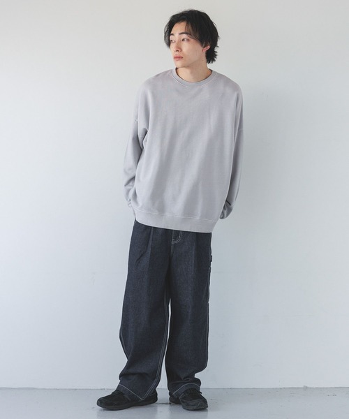 LOWRYS FARM（ローリーズファーム）の「デニムペインターパンツ　 251613（デニムパンツ・メンズ・ホワイト/ネイビー・MEDIUM/LARGE）」の18枚目の写真