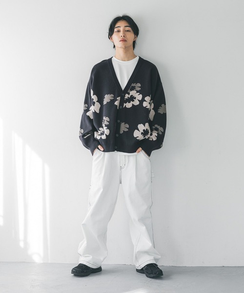 LOWRYS FARM（ローリーズファーム）の「デニムペインターパンツ　 251613（デニムパンツ・メンズ・ホワイト/ネイビー・MEDIUM/LARGE）」の21枚目の写真