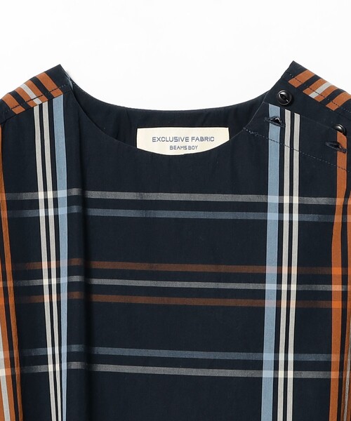 BEAMS BOY（ビームスボーイ）の「ボーイ ビッグ タータン ワンピース（ワンピース・レディース・グリーン/イエロー/ネイビー・ONE SIZE）」の13枚目の写真