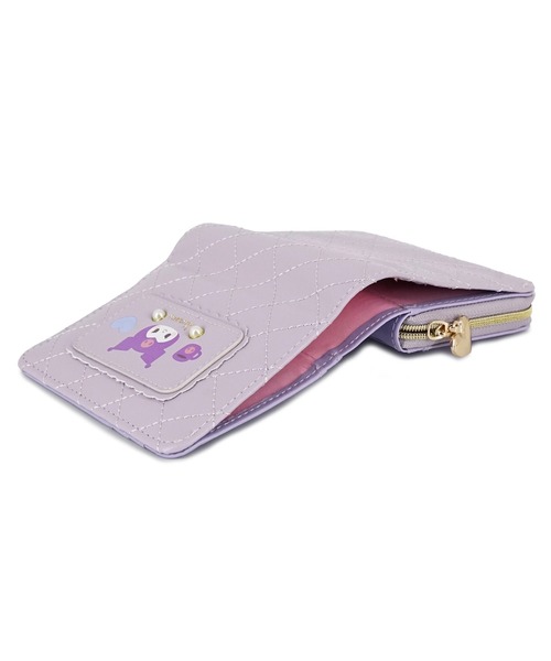 新品 財布 レディース 二つ折り ラウンド クロミ サンリオ 公式品 本革