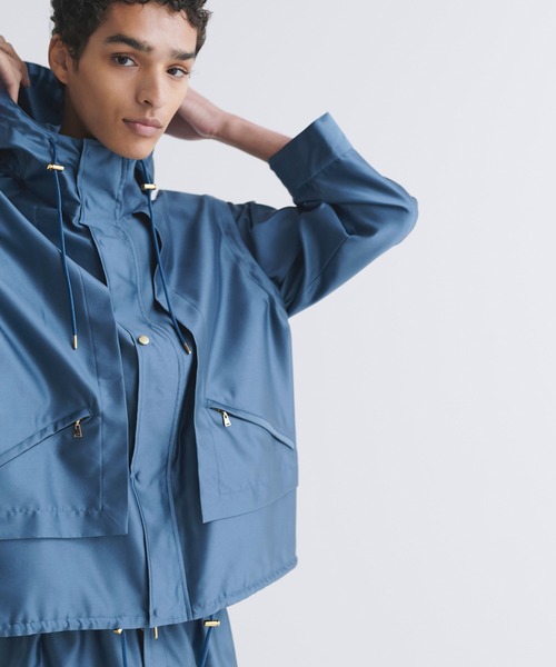 CULLNI（クルニ）の「High Count Silk Blend Twill Easy Short Pant（その他パンツ・メンズ・ブルー/ブラック・1/0/2）」の3枚目の写真