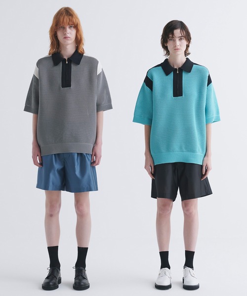 CULLNI（クルニ）の「High Count Silk Blend Twill Easy Short Pant（その他パンツ・メンズ・ブルー/ブラック・1/0/2）」の9枚目の写真