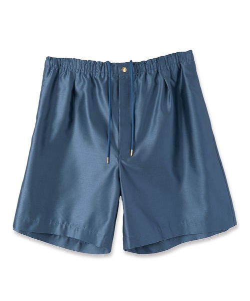 CULLNI（クルニ）の「High Count Silk Blend Twill Easy Short Pant（その他パンツ・メンズ・ブルー/ブラック・1/0/2）」の10枚目の写真
