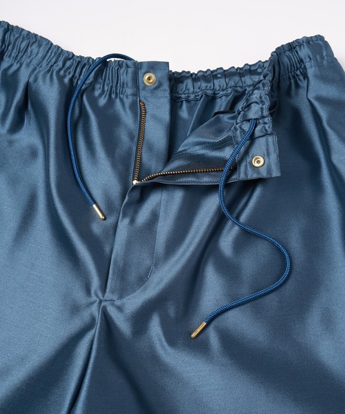 CULLNI（クルニ）の「High Count Silk Blend Twill Easy Short Pant（その他パンツ・メンズ・ブルー/ブラック・1/0/2）」の13枚目の写真