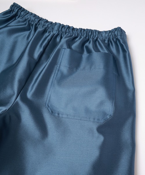 CULLNI（クルニ）の「High Count Silk Blend Twill Easy Short Pant（その他パンツ・メンズ・ブルー/ブラック・1/0/2）」の14枚目の写真