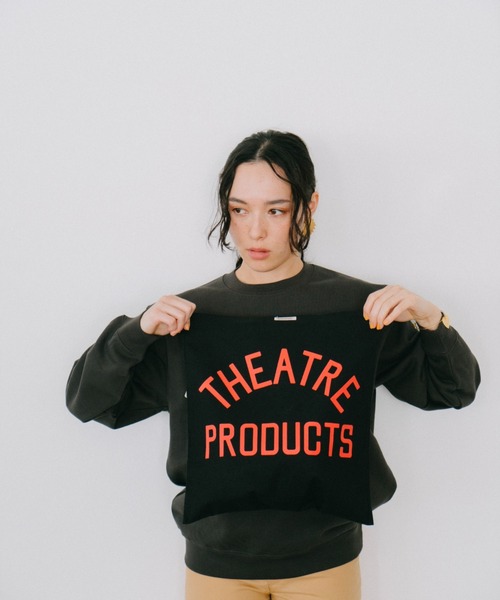 THEATRE PRODUCTS（シアタープロダクツ）の「THEATREPRODUCTS ロゴトートバッグ（トートバッグ・レディース・ブラック/ホワイト/レッド/オレンジ・FREE）」の10枚目の写真