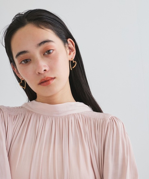 VIS(ビス)の「スウィングハートラインピアス(ピアス(両耳用)・レディース・シルバー/ゴールド・FREE)」の3枚目の写真