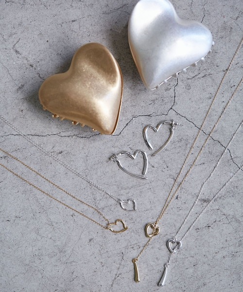 VIS(ビス)の「スウィングハートラインピアス(ピアス(両耳用)・レディース・シルバー/ゴールド・FREE)」の9枚目の写真