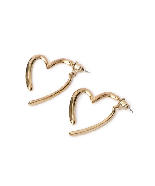 VIS(ビス)の「スウィングハートラインピアス(ピアス(両耳用)・レディース・シルバー/ゴールド・FREE)」の5枚目の写真