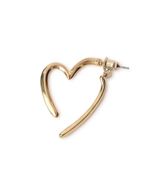 VIS(ビス)の「スウィングハートラインピアス(ピアス(両耳用)・レディース・シルバー/ゴールド・FREE)」の7枚目の写真