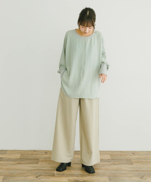 ITEMS URBANRESEARCH(アイテムズ アーバンリサーチ)の「リブドルマンブラウス(シャツ/ブラウス・レディース・ブラック/ミント/ホワイト・FREE)」の15枚目の写真