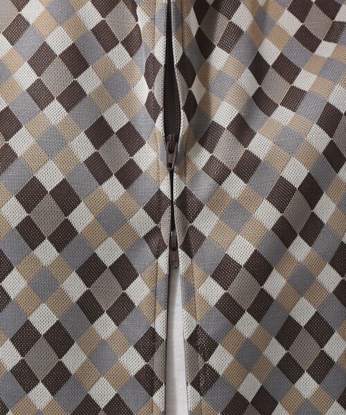 BEAMS BOY（ビームスボーイ）の「ポリエステル ジャガード ベスト（ベスト・レディース・ネイビー/ブラウン・ONE SIZE）」の16枚目の写真