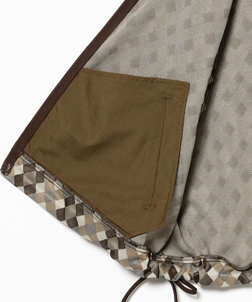 BEAMS BOY（ビームスボーイ）の「ポリエステル ジャガード ベスト（ベスト・レディース・ネイビー/ブラウン・ONE SIZE）」の19枚目の写真