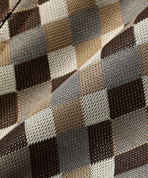 BEAMS BOY（ビームスボーイ）の「ポリエステル ジャガード ベスト（ベスト・レディース・ネイビー/ブラウン・ONE SIZE）」の21枚目の写真