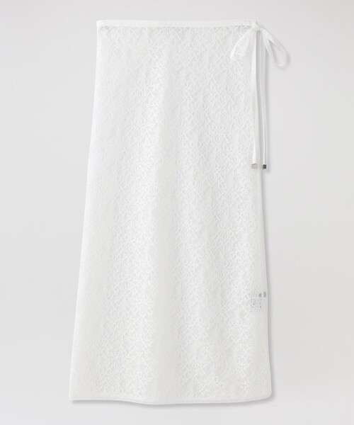 LOVELESS(ラブレス)の「レースラップスカート(スカート・レディース・オフホワイト/ブラック・36)」の10枚目の写真