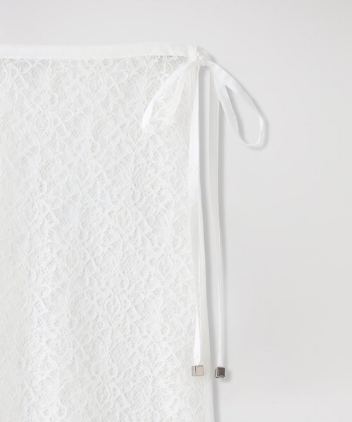 LOVELESS(ラブレス)の「レースラップスカート(スカート・レディース・オフホワイト/ブラック・36)」の15枚目の写真