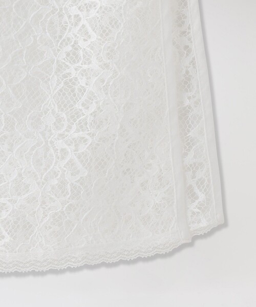 LOVELESS(ラブレス)の「レースラップスカート(スカート・レディース・オフホワイト/ブラック・36)」の16枚目の写真