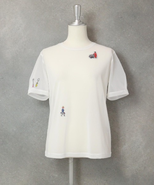 タグ付き未使用　スタジオピッコーネ　STUDIO PICONE ロンT　ホワイト セール】STUDIO PICONE｜スタジオピッコーネのTシャツ/カットソー
