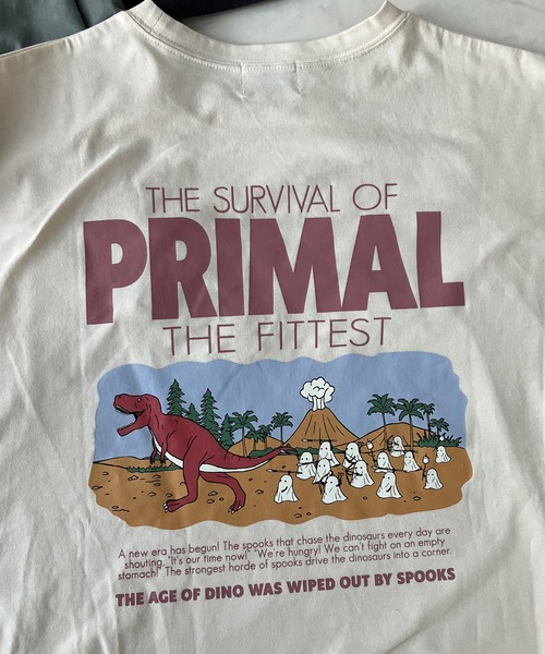 AS KNOW AS plus(アズノゥアズプラス)の「●おばけプリントと刺繍ロンT【UNISEX ITEM】(Tシャツ/カットソー・レディース・オフホワイト/オートミール/スミクロ/ブラック系/ホワイト系/ブルーグリーン・FREE)」の16枚目の写真