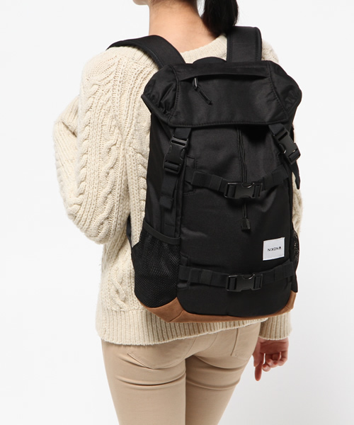 NIXON（ニクソン）の「SMALL LANDLOCK（NIXON）（バックパック/リュック・レディース・ブラック・FREE）」の2枚目の写真