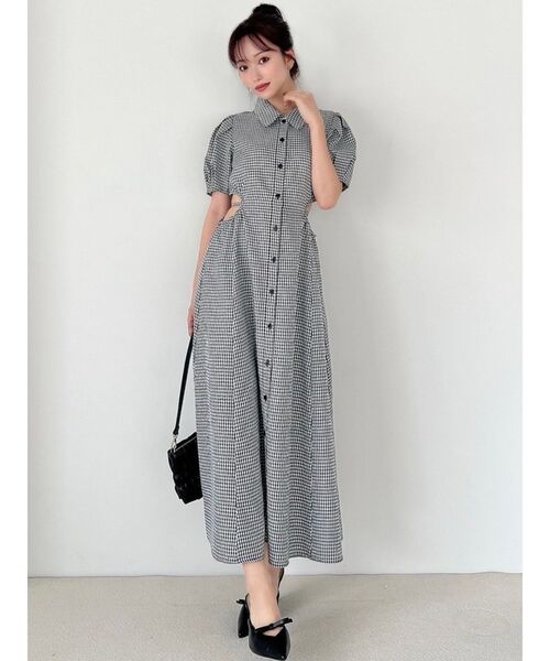 RESEXXY（リゼクシー）の「ウエストオープンシャツワンピース（ワンピース・レディース・ピンク/その他1/チャコールグレー・FREE）」の22枚目の写真