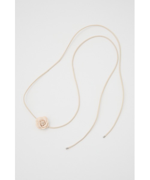 SLY（スライ）の「FLOWER MOTIF CHOKER フラワー モチーフ チョーカー（チョーカー・レディース・アイボリー/ブラック・FREE）」の11枚目の写真