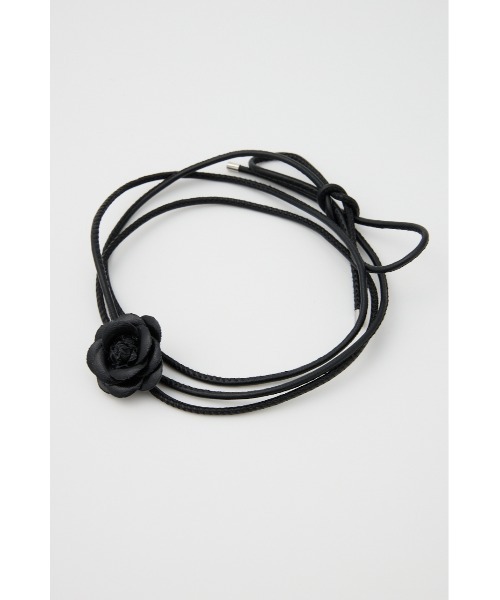 SLY（スライ）の「FLOWER MOTIF CHOKER フラワー モチーフ チョーカー（チョーカー・レディース・アイボリー/ブラック・FREE）」の14枚目の写真