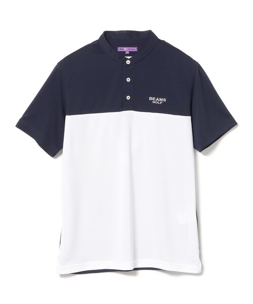 セール】PURPLE LABEL / フロント 切替プルオーバー スタンド