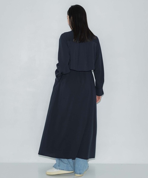 セール】スイッチポケットシャツワンピ（シャツワンピース）｜PUBLIC