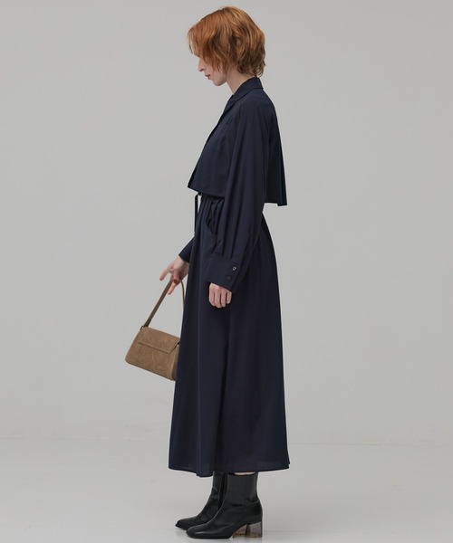 セール】スイッチポケットシャツワンピ（シャツワンピース）｜PUBLIC