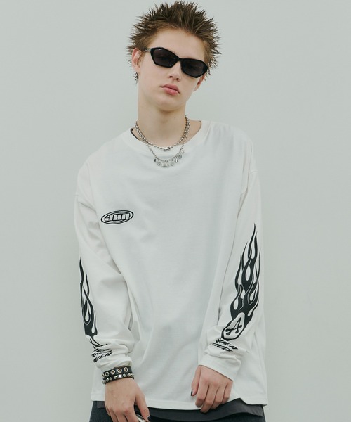 AIVER（アイバー）の「Johann×AIVER　BOYロンTEE（Tシャツ/カットソー・メンズ・ホワイト/ブラック・SMALL/MEDIUM/LARGE）」の13枚目の写真