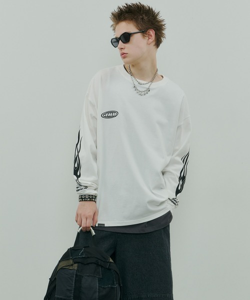 AIVER（アイバー）の「Johann×AIVER　BOYロンTEE（Tシャツ/カットソー・メンズ・ホワイト/ブラック・SMALL/MEDIUM/LARGE）」の14枚目の写真