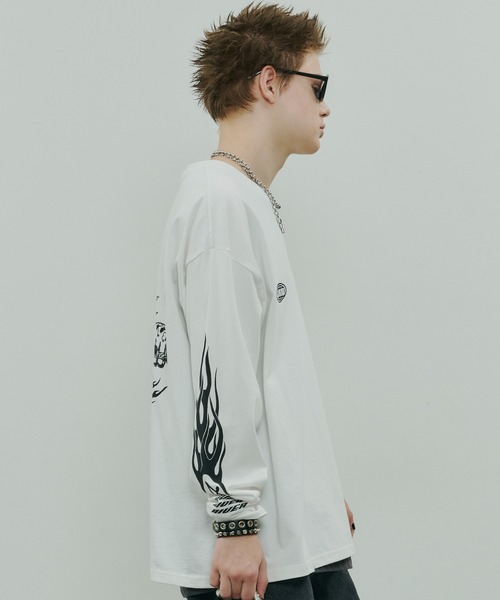 AIVER（アイバー）の「Johann×AIVER　BOYロンTEE（Tシャツ/カットソー・メンズ・ホワイト/ブラック・SMALL/MEDIUM/LARGE）」の16枚目の写真