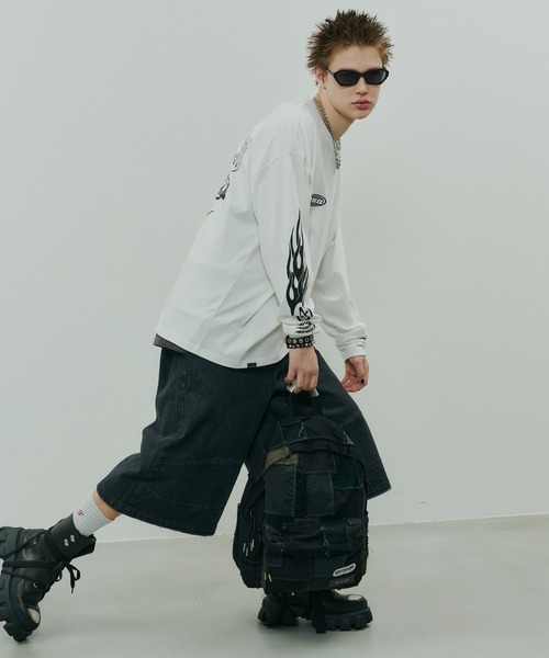 AIVER（アイバー）の「Johann×AIVER　BOYロンTEE（Tシャツ/カットソー・メンズ・ホワイト/ブラック・SMALL/MEDIUM/LARGE）」の22枚目の写真