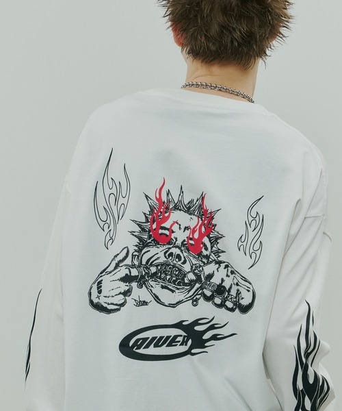 AIVER（アイバー）の「Johann×AIVER　BOYロンTEE（Tシャツ/カットソー・メンズ・ホワイト/ブラック・SMALL/MEDIUM/LARGE）」の20枚目の写真