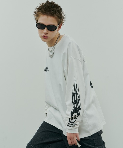 AIVER（アイバー）の「Johann×AIVER　BOYロンTEE（Tシャツ/カットソー・メンズ・ホワイト/ブラック・SMALL/MEDIUM/LARGE）」の17枚目の写真