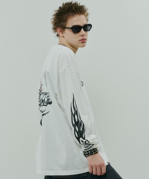 AIVER（アイバー）の「Johann×AIVER　BOYロンTEE（Tシャツ/カットソー・メンズ・ホワイト/ブラック・SMALL/MEDIUM/LARGE）」の18枚目の写真