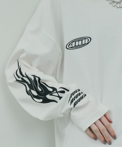 AIVER（アイバー）の「Johann×AIVER　BOYロンTEE（Tシャツ/カットソー・メンズ・ホワイト/ブラック・SMALL/MEDIUM/LARGE）」の8枚目の写真