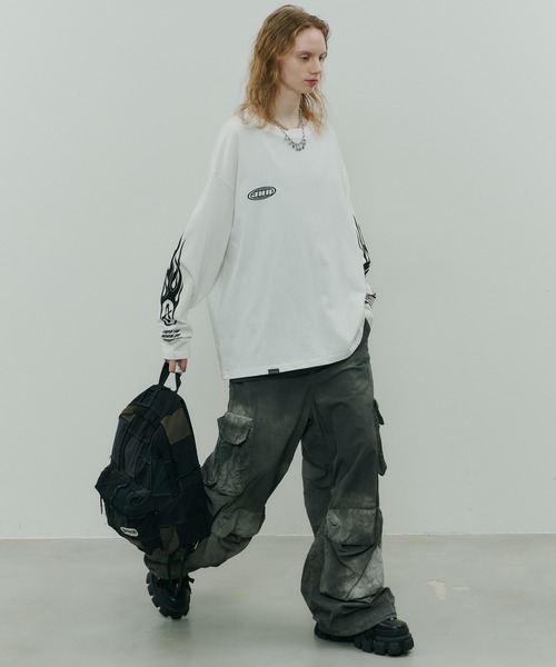 AIVER（アイバー）の「Johann×AIVER　BOYロンTEE（Tシャツ/カットソー・メンズ・ホワイト/ブラック・SMALL/MEDIUM/LARGE）」の12枚目の写真