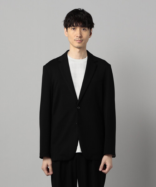 COMME CA MEN(コムサメン)の「【セットアップ対応】エアリークッションナイロンジャージー ジャケット(テーラードジャケット・メンズ・チャコールグレー/ブラック・M/L)」の11枚目の写真