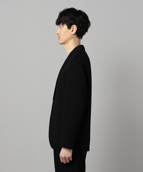 COMME CA MEN(コムサメン)の「【セットアップ対応】エアリークッションナイロンジャージー ジャケット(テーラードジャケット・メンズ・チャコールグレー/ブラック・M/L)」の12枚目の写真