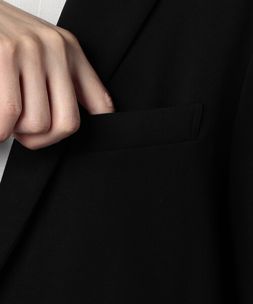 COMME CA MEN(コムサメン)の「【セットアップ対応】エアリークッションナイロンジャージー ジャケット(テーラードジャケット・メンズ・チャコールグレー/ブラック・M/L)」の15枚目の写真