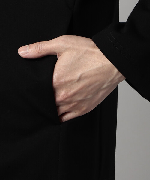 COMME CA MEN(コムサメン)の「【セットアップ対応】エアリークッションナイロンジャージー ジャケット(テーラードジャケット・メンズ・チャコールグレー/ブラック・M/L)」の17枚目の写真