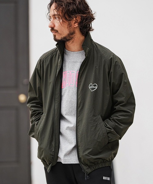 mj10566- Cotton Nylon Track Jacket トラックジャケット（ナイロン