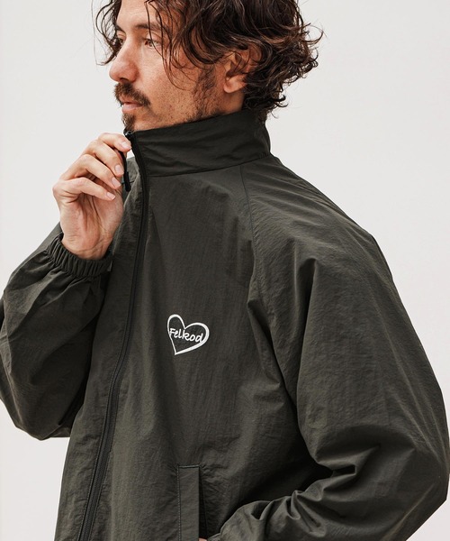 mj10566- Cotton Nylon Track Jacket トラックジャケット（ナイロン