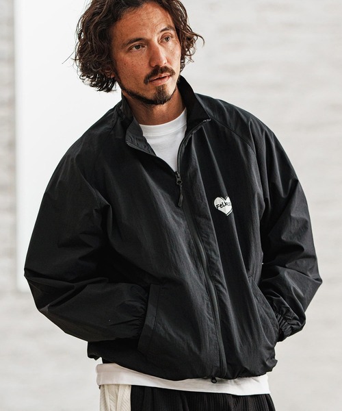 mj10566- Cotton Nylon Track Jacket トラックジャケット（ナイロン